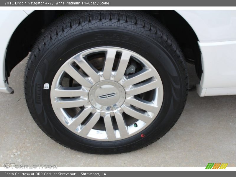 White Platinum Tri-Coat / Stone 2011 Lincoln Navigator 4x2