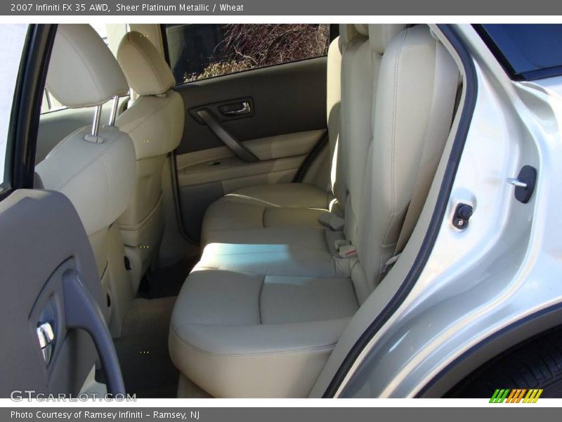 Sheer Platinum Metallic / Wheat 2007 Infiniti FX 35 AWD