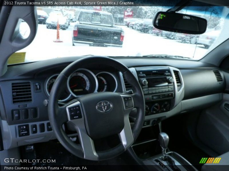 Spruce Green Mica / Graphite 2012 Toyota Tacoma V6 SR5 Access Cab 4x4