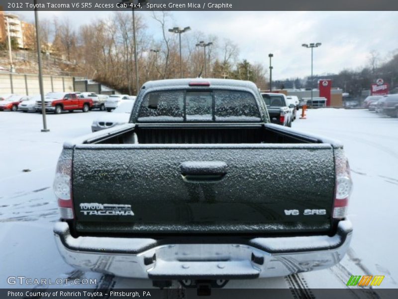 Spruce Green Mica / Graphite 2012 Toyota Tacoma V6 SR5 Access Cab 4x4