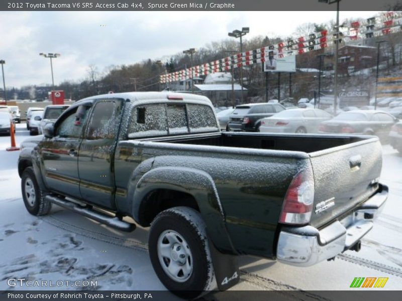 Spruce Green Mica / Graphite 2012 Toyota Tacoma V6 SR5 Access Cab 4x4