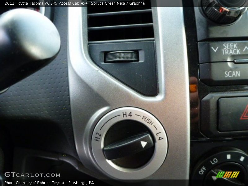 Spruce Green Mica / Graphite 2012 Toyota Tacoma V6 SR5 Access Cab 4x4
