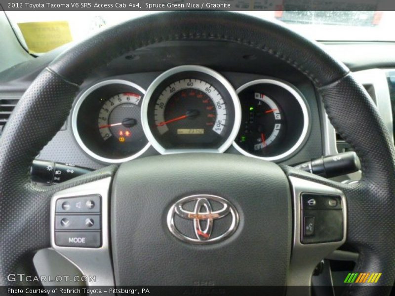 Spruce Green Mica / Graphite 2012 Toyota Tacoma V6 SR5 Access Cab 4x4