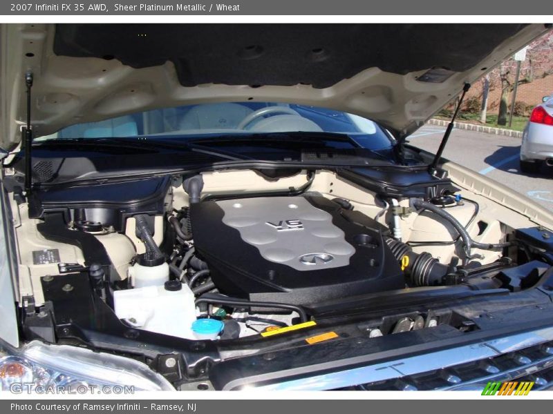 Sheer Platinum Metallic / Wheat 2007 Infiniti FX 35 AWD