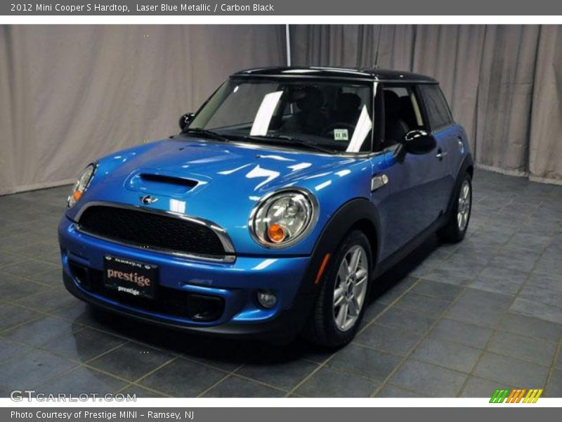 Laser Blue Metallic / Carbon Black 2012 Mini Cooper S Hardtop