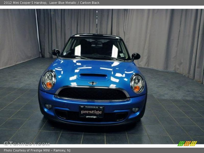 Laser Blue Metallic / Carbon Black 2012 Mini Cooper S Hardtop