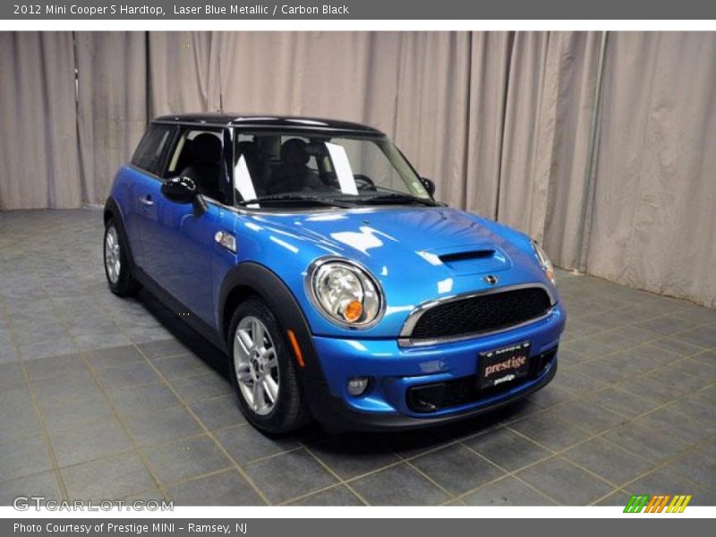 Laser Blue Metallic / Carbon Black 2012 Mini Cooper S Hardtop