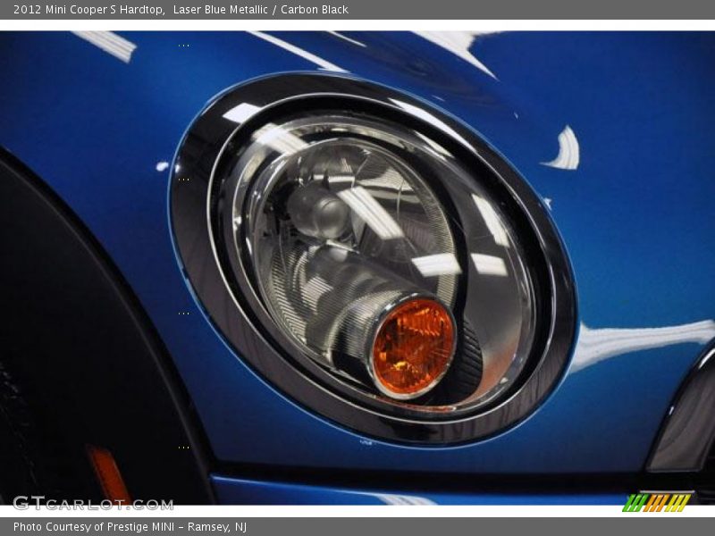 Laser Blue Metallic / Carbon Black 2012 Mini Cooper S Hardtop