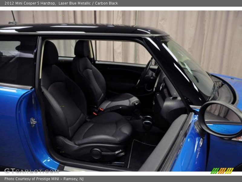 Laser Blue Metallic / Carbon Black 2012 Mini Cooper S Hardtop