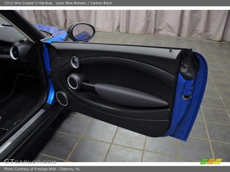 Laser Blue Metallic / Carbon Black 2012 Mini Cooper S Hardtop