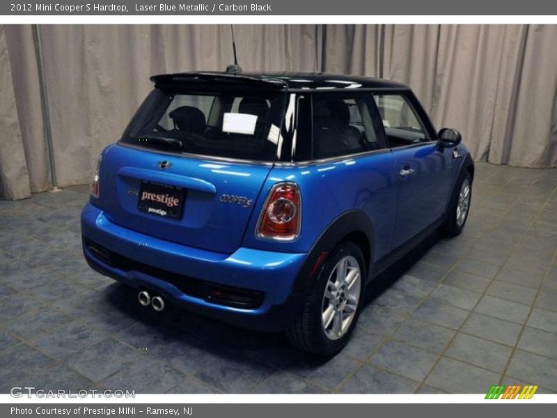 Laser Blue Metallic / Carbon Black 2012 Mini Cooper S Hardtop
