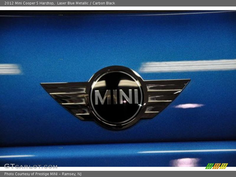 Laser Blue Metallic / Carbon Black 2012 Mini Cooper S Hardtop