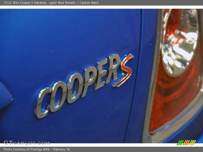 Laser Blue Metallic / Carbon Black 2012 Mini Cooper S Hardtop