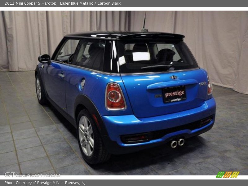 Laser Blue Metallic / Carbon Black 2012 Mini Cooper S Hardtop