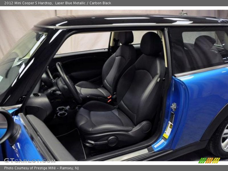Laser Blue Metallic / Carbon Black 2012 Mini Cooper S Hardtop