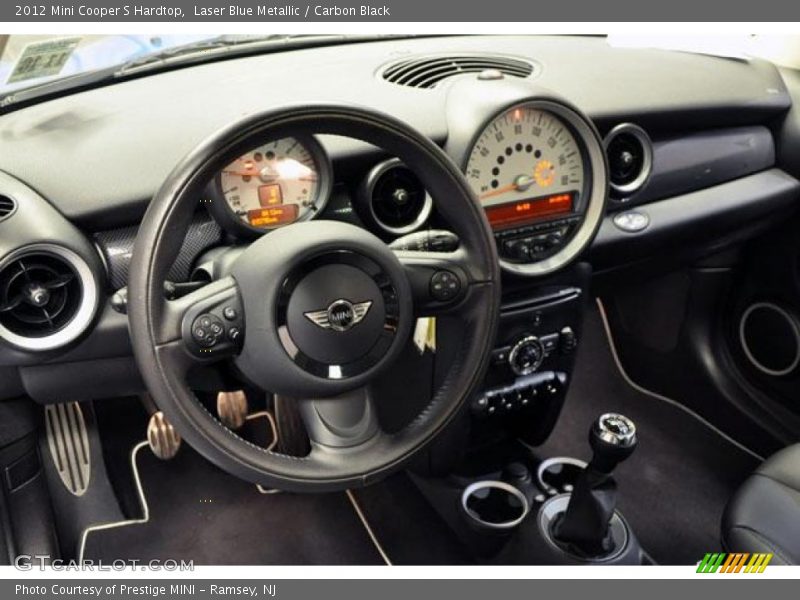 Laser Blue Metallic / Carbon Black 2012 Mini Cooper S Hardtop