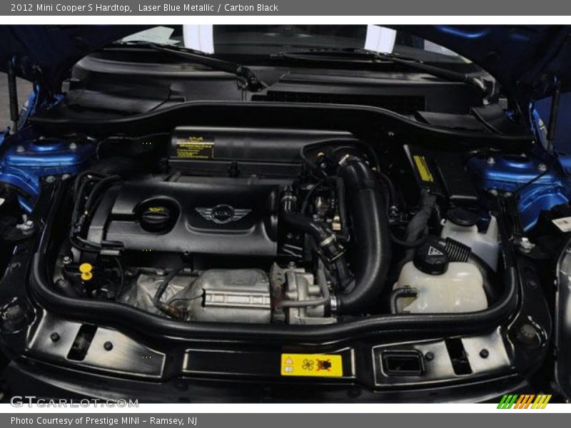 Laser Blue Metallic / Carbon Black 2012 Mini Cooper S Hardtop