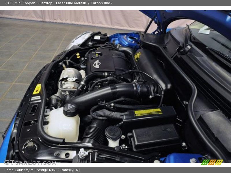 Laser Blue Metallic / Carbon Black 2012 Mini Cooper S Hardtop