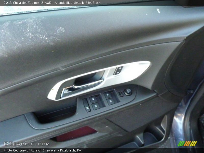 Atlantis Blue Metallic / Jet Black 2013 Chevrolet Equinox LS AWD