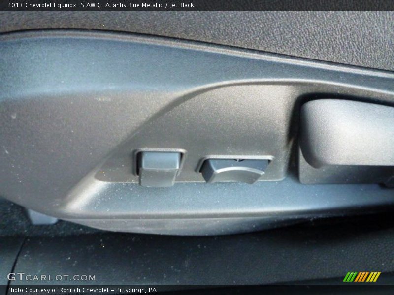 Atlantis Blue Metallic / Jet Black 2013 Chevrolet Equinox LS AWD