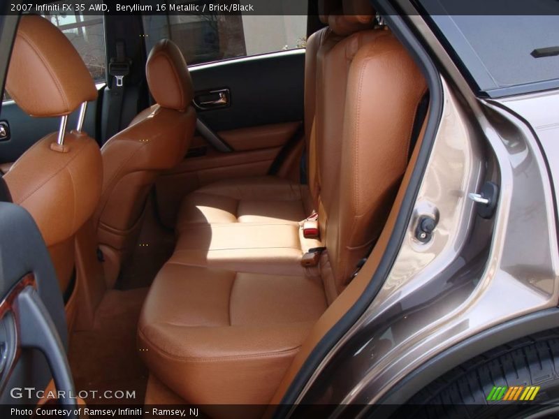 Beryllium 16 Metallic / Brick/Black 2007 Infiniti FX 35 AWD