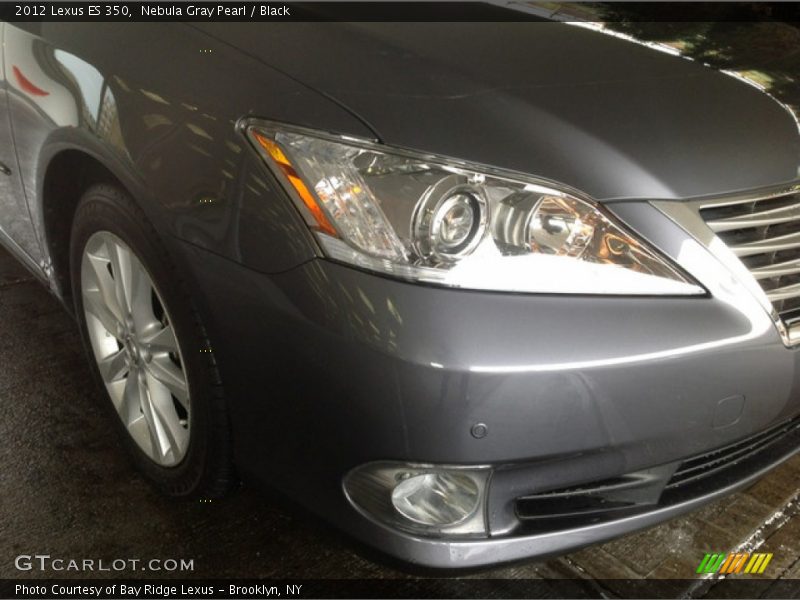 Nebula Gray Pearl / Black 2012 Lexus ES 350