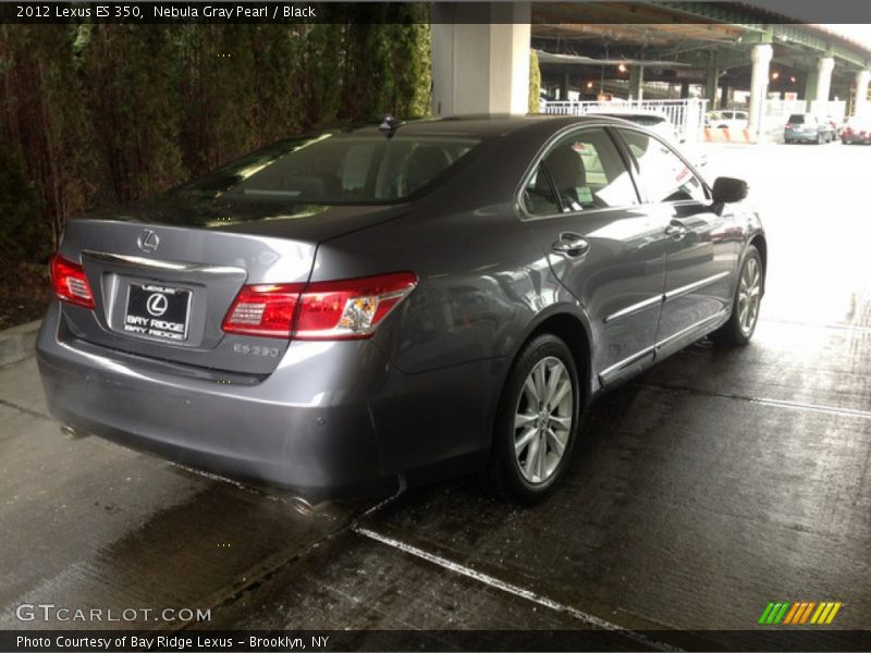 Nebula Gray Pearl / Black 2012 Lexus ES 350