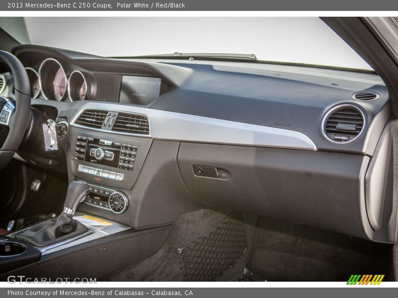 Polar White / Red/Black 2013 Mercedes-Benz C 250 Coupe
