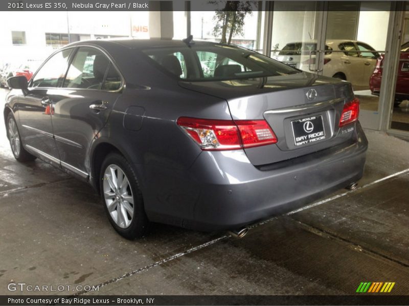 Nebula Gray Pearl / Black 2012 Lexus ES 350