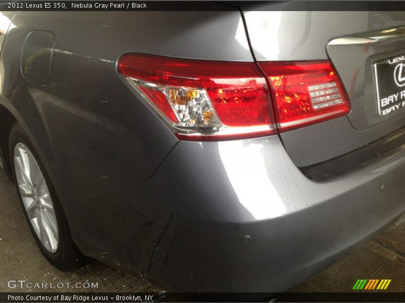 Nebula Gray Pearl / Black 2012 Lexus ES 350