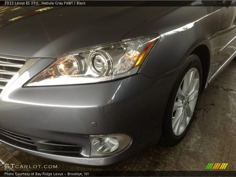 Nebula Gray Pearl / Black 2012 Lexus ES 350