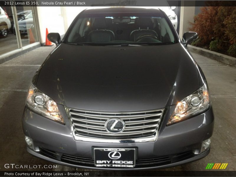 Nebula Gray Pearl / Black 2012 Lexus ES 350
