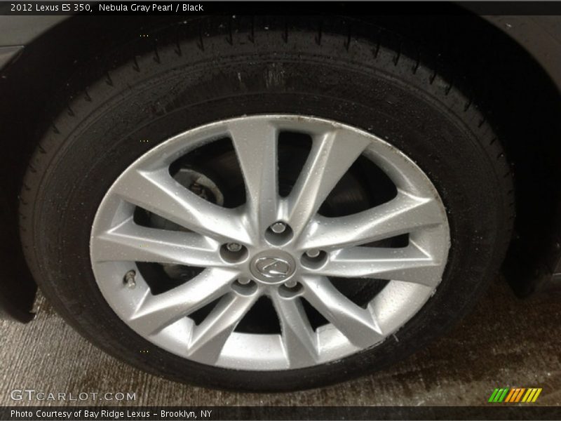 Nebula Gray Pearl / Black 2012 Lexus ES 350