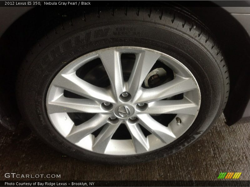 Nebula Gray Pearl / Black 2012 Lexus ES 350