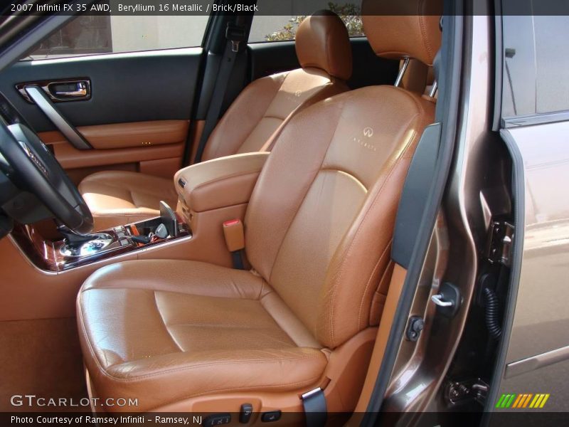Beryllium 16 Metallic / Brick/Black 2007 Infiniti FX 35 AWD
