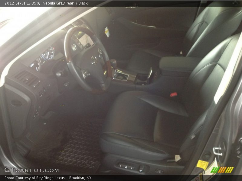 Nebula Gray Pearl / Black 2012 Lexus ES 350