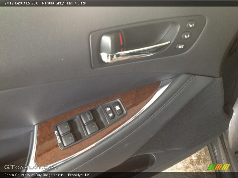 Nebula Gray Pearl / Black 2012 Lexus ES 350
