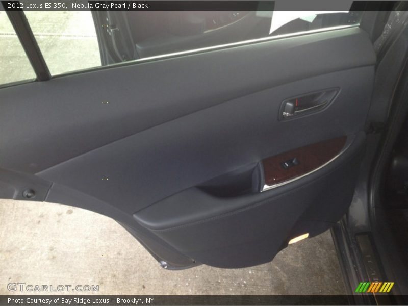Nebula Gray Pearl / Black 2012 Lexus ES 350