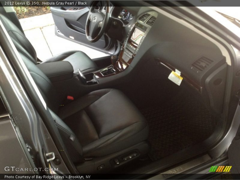 Nebula Gray Pearl / Black 2012 Lexus ES 350