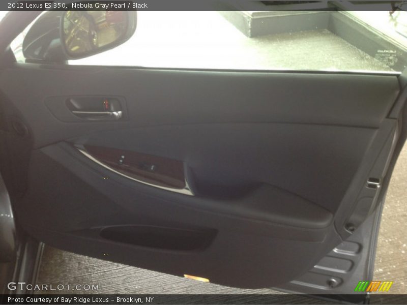 Nebula Gray Pearl / Black 2012 Lexus ES 350
