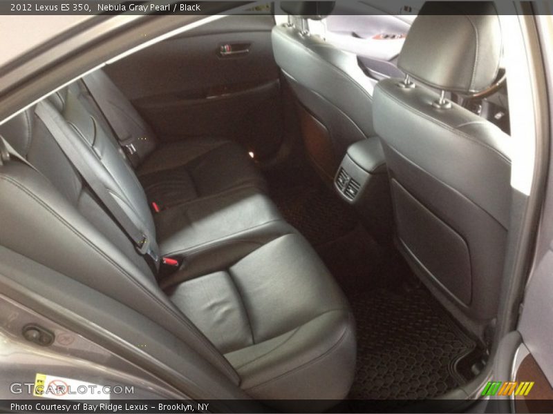 Nebula Gray Pearl / Black 2012 Lexus ES 350