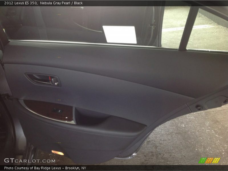 Nebula Gray Pearl / Black 2012 Lexus ES 350