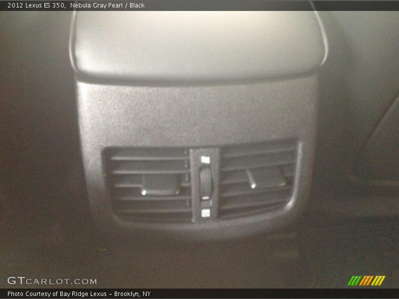 Nebula Gray Pearl / Black 2012 Lexus ES 350