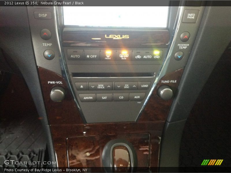 Nebula Gray Pearl / Black 2012 Lexus ES 350