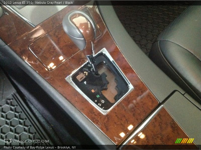 Nebula Gray Pearl / Black 2012 Lexus ES 350