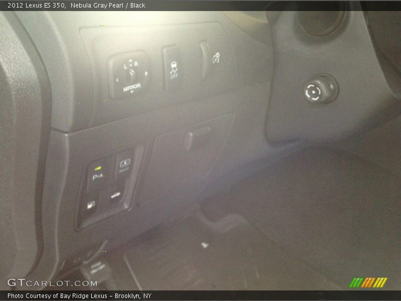 Nebula Gray Pearl / Black 2012 Lexus ES 350