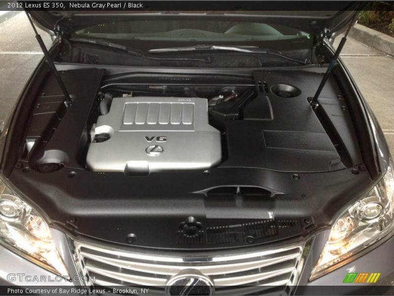 Nebula Gray Pearl / Black 2012 Lexus ES 350
