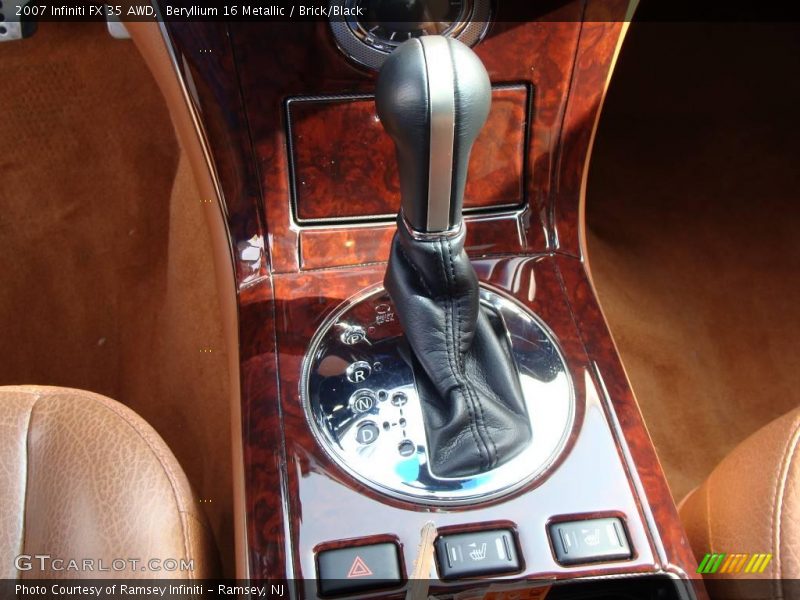 Beryllium 16 Metallic / Brick/Black 2007 Infiniti FX 35 AWD