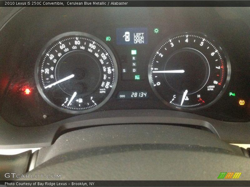 Cerulean Blue Metallic / Alabaster 2010 Lexus IS 250C Convertible