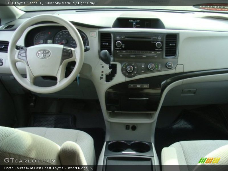 Silver Sky Metallic / Light Gray 2011 Toyota Sienna LE